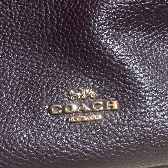 Coach Women's Pebbled Turnlock Chain Tote 57107 - Picture 6 of 9